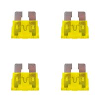 4x 20A samochodowy bezpiecznik nożowy płytkowy 19mm standard ATO ATC