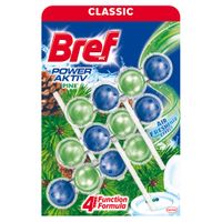 ZAWIESZKA DO WC kulki WC bref Power Acti Pine SOSNA 3x50g x 3 szt