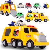 Laweta Ciężarówka z Pojazdami i Samolotem