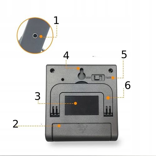TERMOMETR DO WĘDZARNI Pieczenia GRILLA SONDA TIMER na Arena.pl