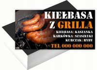 Wizytówki firmowe Foliowane 1000szt wiele różnych wzorów KIEŁBASA Z GRILLA