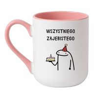 Elegant Biało-Różowy 330 ml