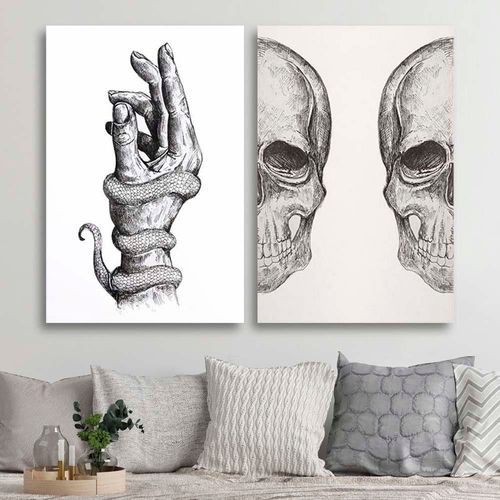 Deco Panel, Dłoń z wężem 40x60 na Arena.pl