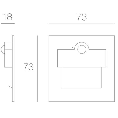 Oprawa do puszki z czujnikiem Tango MJ-TAN-C-H-1-ML-ML-01 Skoff LED 1W 3000K biała na Arena.pl