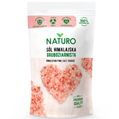 Sól himalajska gruboziarnista 1000g / Naturo - doypack PolBioEco