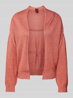 Stefanel Kardigan bez zapięcia - brudnoróżowy M