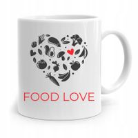 Kubek Prezent Dla Kucharza Kucharki Food Love Z Nadrukiem Ze Zdjęciem