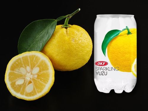 OKF Sparkling Yuzu koreański napój gazowany cytrusowy 350ml na Arena.pl