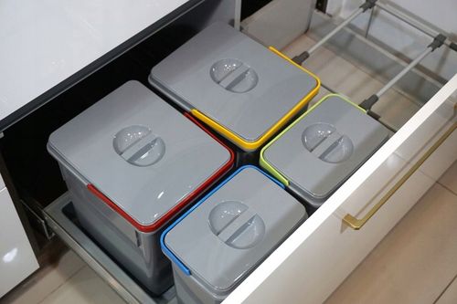 Kosz na śmieci pod zlew Amix RUBIO segregator do szuflady szafki 60cm na Arena.pl