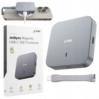 JCPal Obudowa Kieszeń SSD na Dysk NVMe M.2 2230 MagSafe USB-C iPhone 16/15
