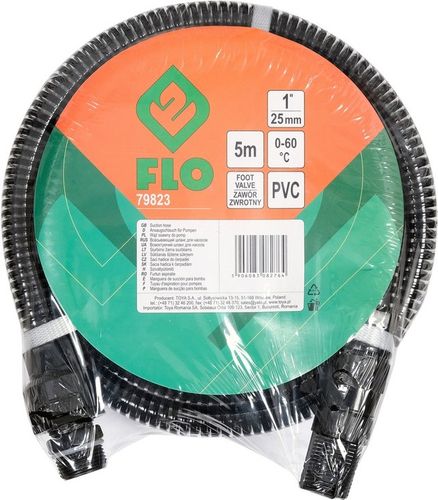 WĄŻ SSĄCY Z ZAWOREM I SITKIEM DO POMP 5m 1'' FLO 79823 HYDROFORÓW Z KOSZEM na Arena.pl