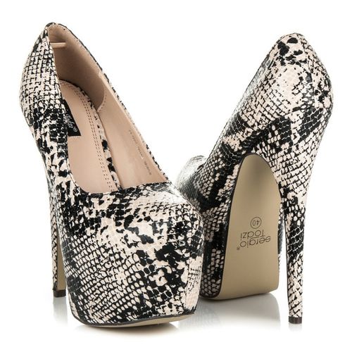 Szpilki Na Platformie Snake Print r.36 na Arena.pl