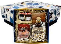 DZIEŃ BABCI DZIADKA zestaw KUBEK CZEKOLADA KONFITURY babcia dziadek DZIADKI