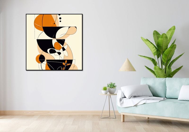 Plakat 100x100cm Taneczne Kręgi zdjęcie 4