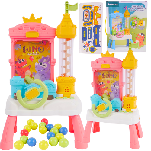 Duża Gra Zręcznościowa Łapacz Kulek Winda Automat Kierownica LED Naklejki na Arena.pl