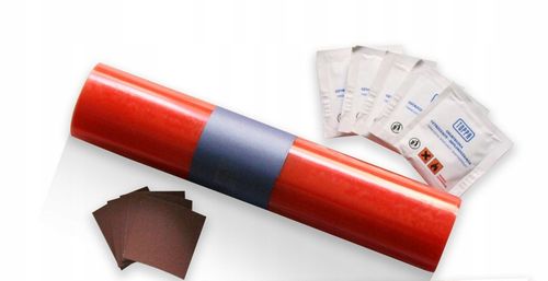 Zestaw Naprawczy Do Łatania Plandek 220x32cm CZERWONY na Arena.pl