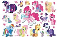Tatuaże zmywalne kucyki My Little Pony - CG-258
