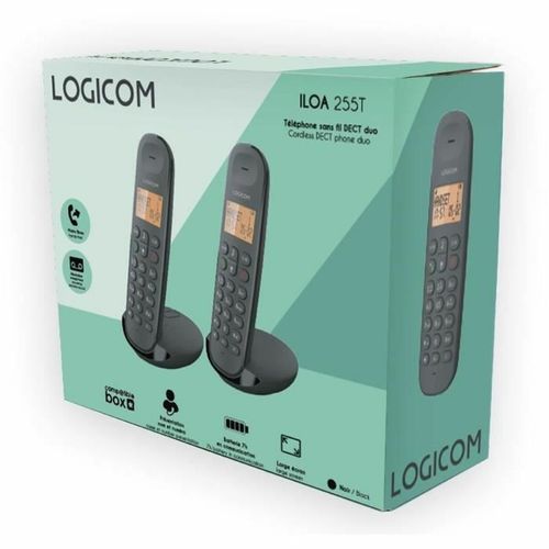 Telefon Stacjonarny Logicom DECT ILOA 255T DUO Czarny na Arena.pl