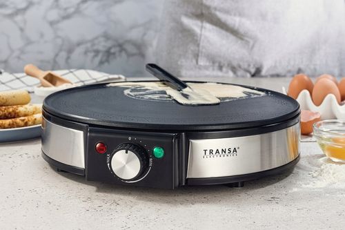 NALEŚNIKARKA SZYBKIE NAGRZEWANIE TERMOSTAT 30cm XXL DUŻA MOC 1500W na Arena.pl