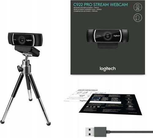 KAMERA INTERNETOWA LOGITECH C922 Pro Strea 960-001089 na Arena.pl