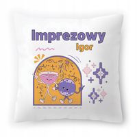 Poduszka Dla Igora Na Urodziny Ze Zdjęciem Na Prezent Biała 40X40 Cm