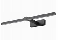 KINKIET SCIENNY LAZIENKOWY LAMPA LED NAD LUSTRO CZARNA 8W 3000K