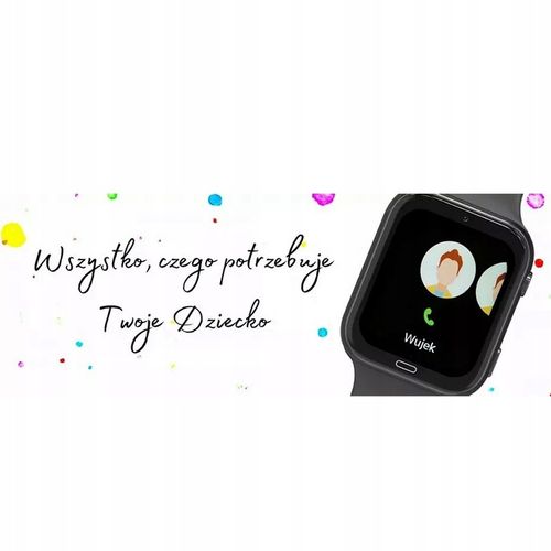 SMARTWATCH ENTER MINIS PLUS DLA DZIECI APARAT ROZMOWY SIM GPS SOS - RÓŻOWY na Arena.pl