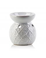 kominek ceramiczny biały na olejek zapachowy