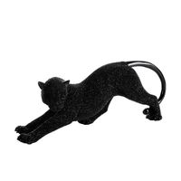 Figurka z żywicy poliestrowej pantera ELDO 39X11X14 czarna