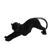 Figurka z żywicy poliestrowej pantera ELDO 39X11X14 czarna