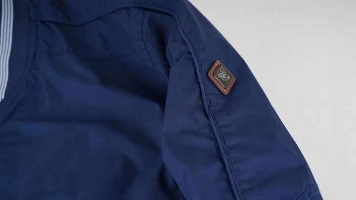 Męska kurtka przejściowa bomberka bez kaptura czerwony WX052 _XL zdjęcie 4