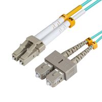 MicroConnect LC/UPC-SC/UPC 2m OM3 Fibre