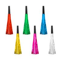 Trąbki imprezowe kolorowe 6szt