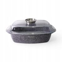 BRYTFANNA GRANITOWA MASTERPAN 32 CM Z POKRYWKĄ AROMA KNOB – DUŻA