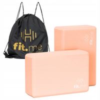 ZESTAW KOSTKI 2 SZT. KOSTKA KLOCEK BLOK DO JOGI ĆWICZEŃ ODPORNA WYTRZYMAŁA