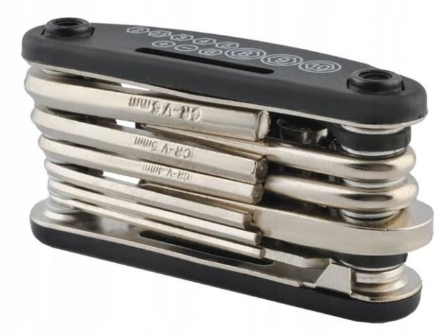 ZESTAW KLUCZY ROWEROWYCH ROWERU IMBUS KLUCZ 16w1 UNIWERSALNE MULTITOOL zdjęcie 4