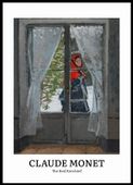 Plakat 50x70cm Design The Red Kerchief, Monet Vintage do Salonu