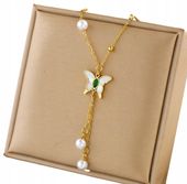 Naszyjnik Celebrytka Damski Złoty Boho Pozłacany 18K Stal Chirurgiczna 316L