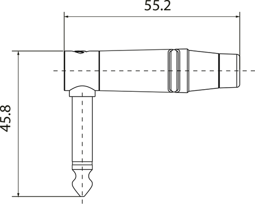 Wtyk typu Jack kątowy 6.3mm mono Roxtone RJ2RPP-RD-NN na Arena.pl