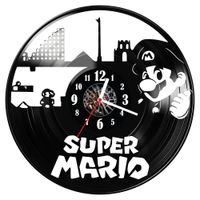 Zegar ścienny z płyty winylowej Super Mario 903.14
