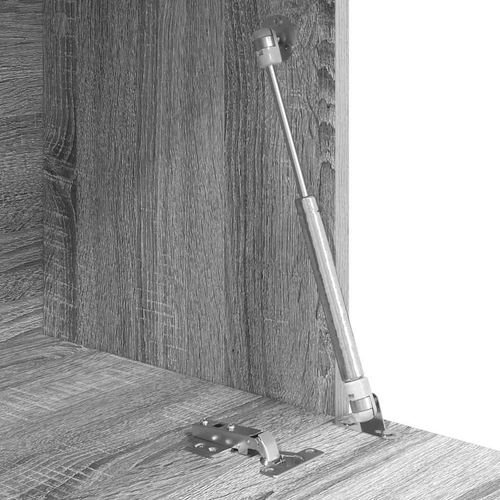 Biurko Szary 71,5 x 31,5 x 106,5 cm Materiał drewnopochodny na Arena.pl