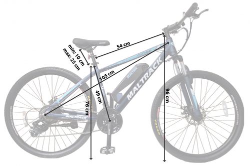 Rower Elektryczny E-Bike MalTrack CX760 Electric 27,5" na Arena.pl