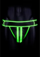 ouch! glow in the dark majtki z klamrą s/m - świecące, regulowane