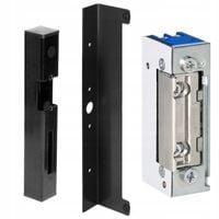 KASETA ELEKTROZACZEPU CZARNA 350mm + ELEKTROZACZEP 12V DO FURTKI 290mA