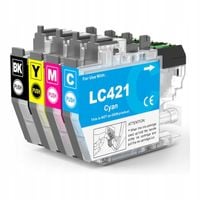 Tusze Do Drukarki Brother Lc421 Kartridże Dcp-J1140Dw Mfc-J1010Dw