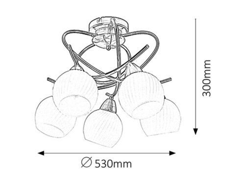Lampa sufitowe Evangeline na Arena.pl