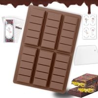 Zestaw do Czekolady Dubajskiej Forma Silikonowa Szpatułka Woreczki XL