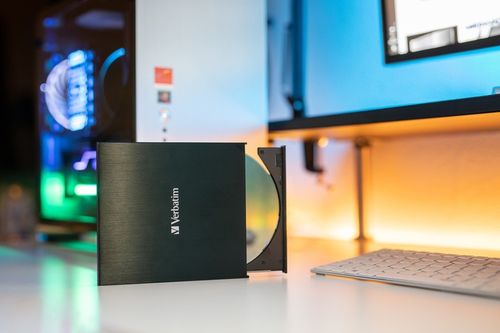 Nagrywarka płyt CD /DVD zewnętrzna Verbatim USB-C na Arena.pl