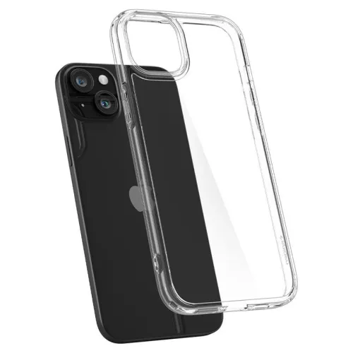 Etui Spigen Crystal Hybrid na iPhone 15 Plus - przezroczyste na Arena.pl