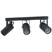 KINKIET LED SIMON 3XGU10 CZARNY Z ALUMINIUM I STALI